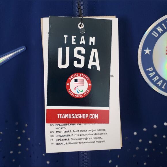 Nike US Paralympics Women's Medal Ceremony Performance Full-Zip Jacket Size L - Picture 15 of 16